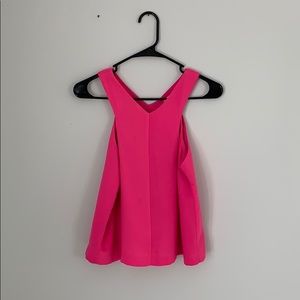 Hot pink tank top